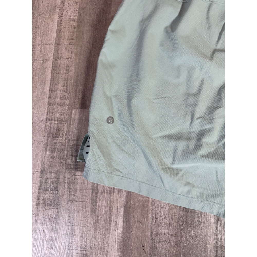 Lululemon LTT License to Train Shorts Mint Green Mens Large 7" Inseam Liner - Picture 5 of 13